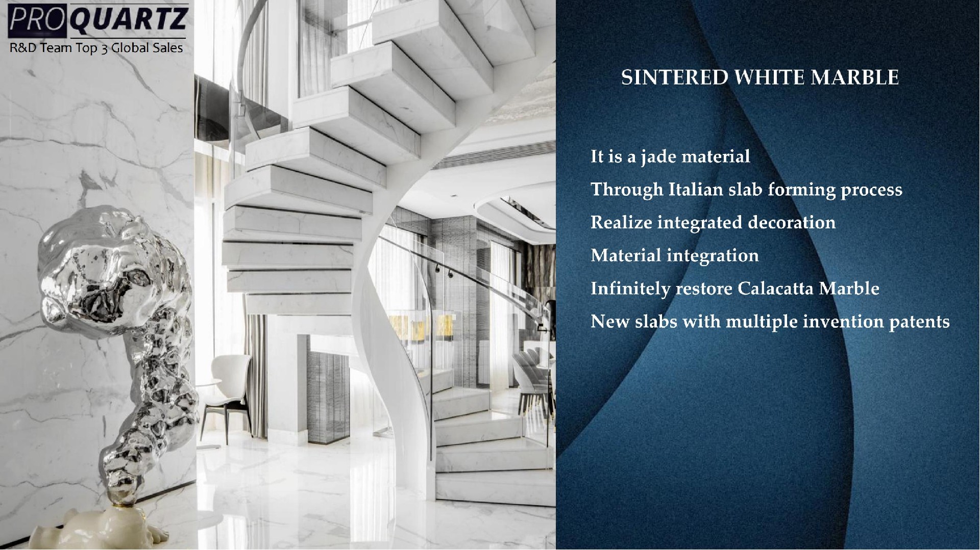 Sintered White Marble