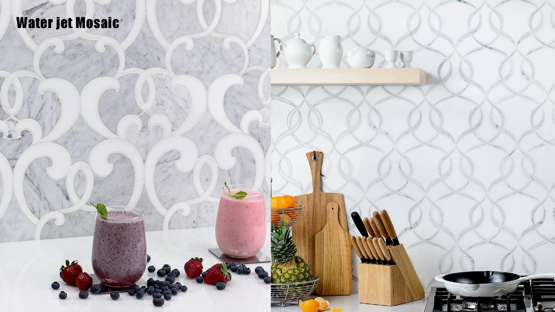 Water jet Mosaic